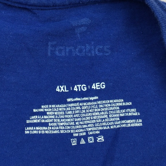 ➡️Fanatics 2020 Los Angeles Dodgers World Champions Tee Men’s Size 4XLarge - Picture 7 of 7